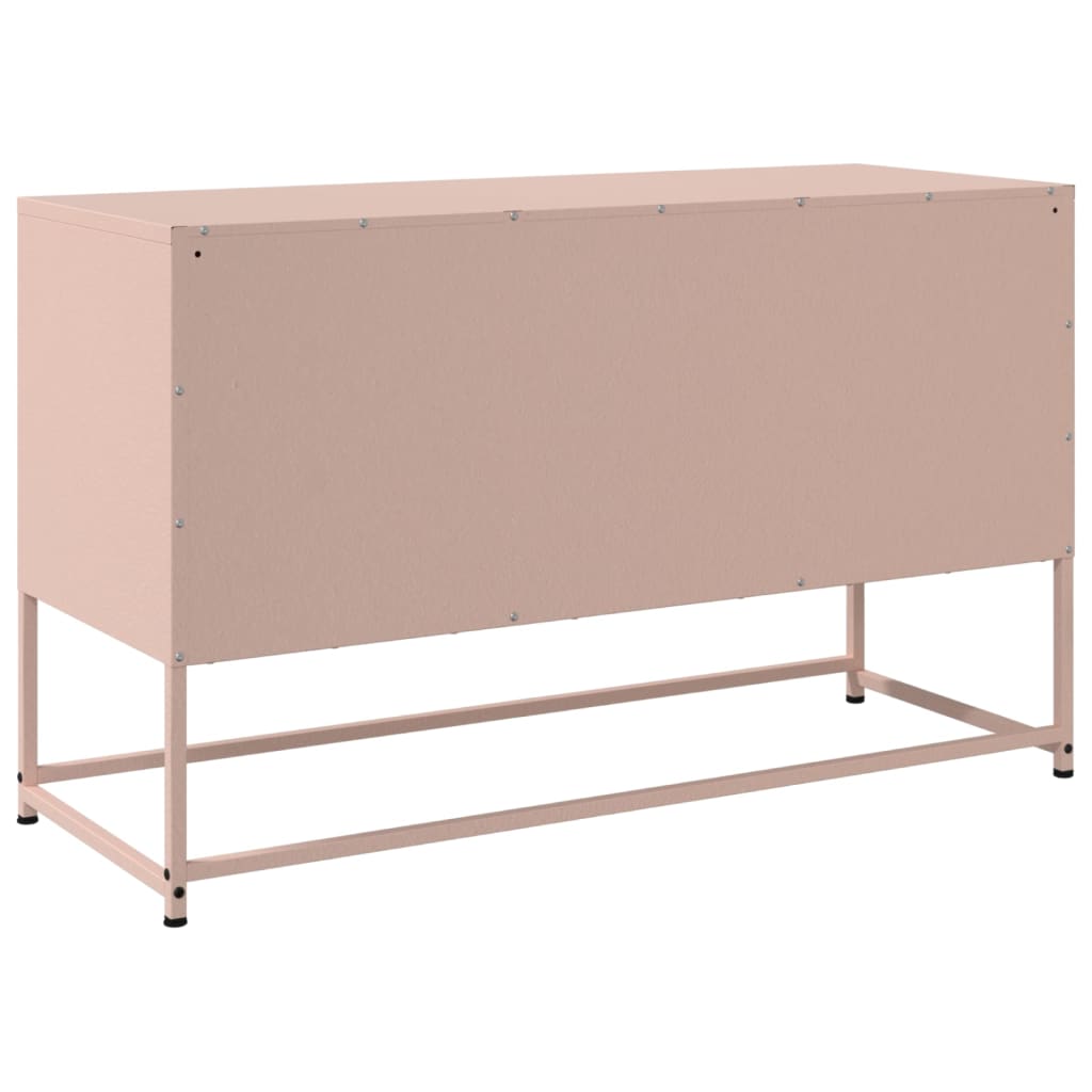 TV-Møbel DIV. TV-benk rosa 100,5x39x60,5 cm stål