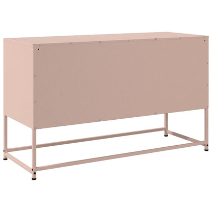 TV-Møbel DIV. TV-benk rosa 100,5x39x60,5 cm stål
