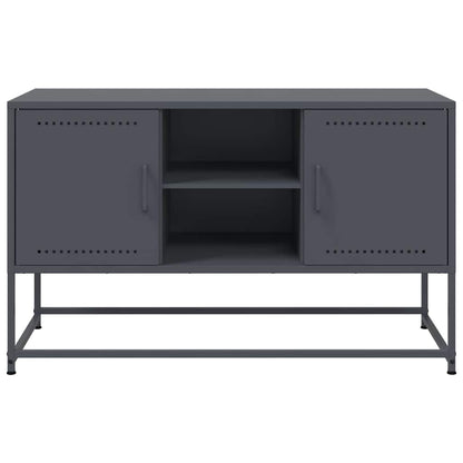 TV-Møbel DIV. TV-benk antrasitt 100,5x39x60,5 cm stål