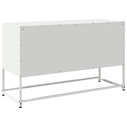 TV-Møbel DIV. Hvit TV-benk 100,5x39x60,5 cm stål