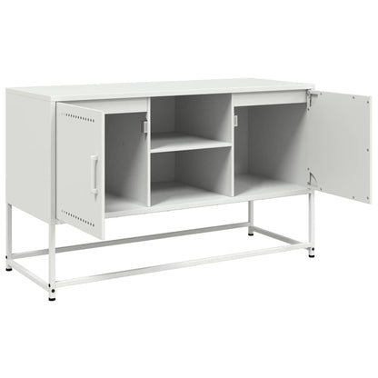 TV-Møbel DIV. Hvit TV-benk 100,5x39x60,5 cm stål