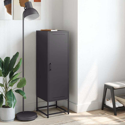 Skap DIV. Svart 36x39x123 cm stål