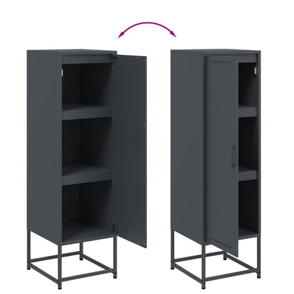 Skap DIV. antrasitt 36x39x123 cm stål