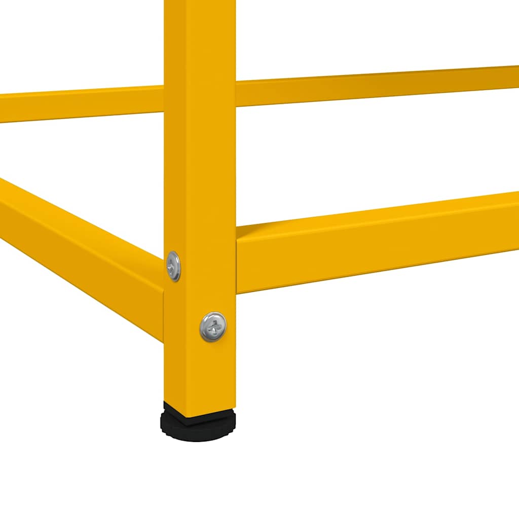 Skap DIV. sennepsgul 100,5x39x107 cm stål