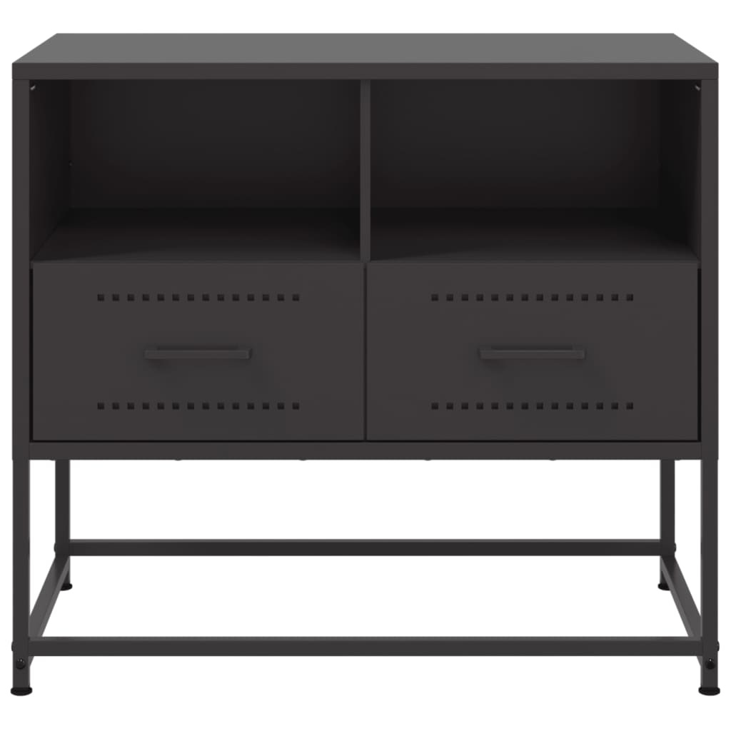 TV-Møbel DIV. TV-benk Svart 68x39x60,5 cm stål