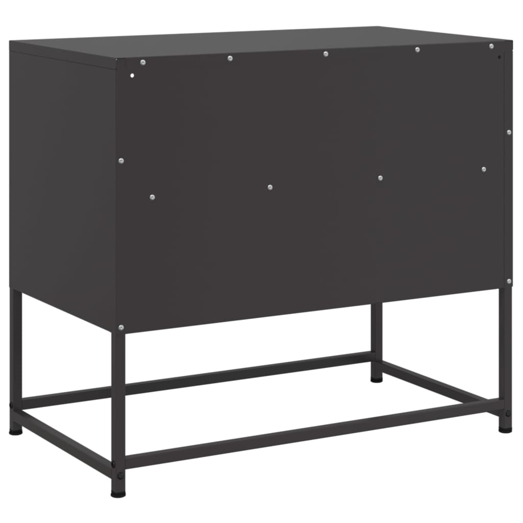 TV-Møbel DIV. TV-benk Svart 68x39x60,5 cm stål