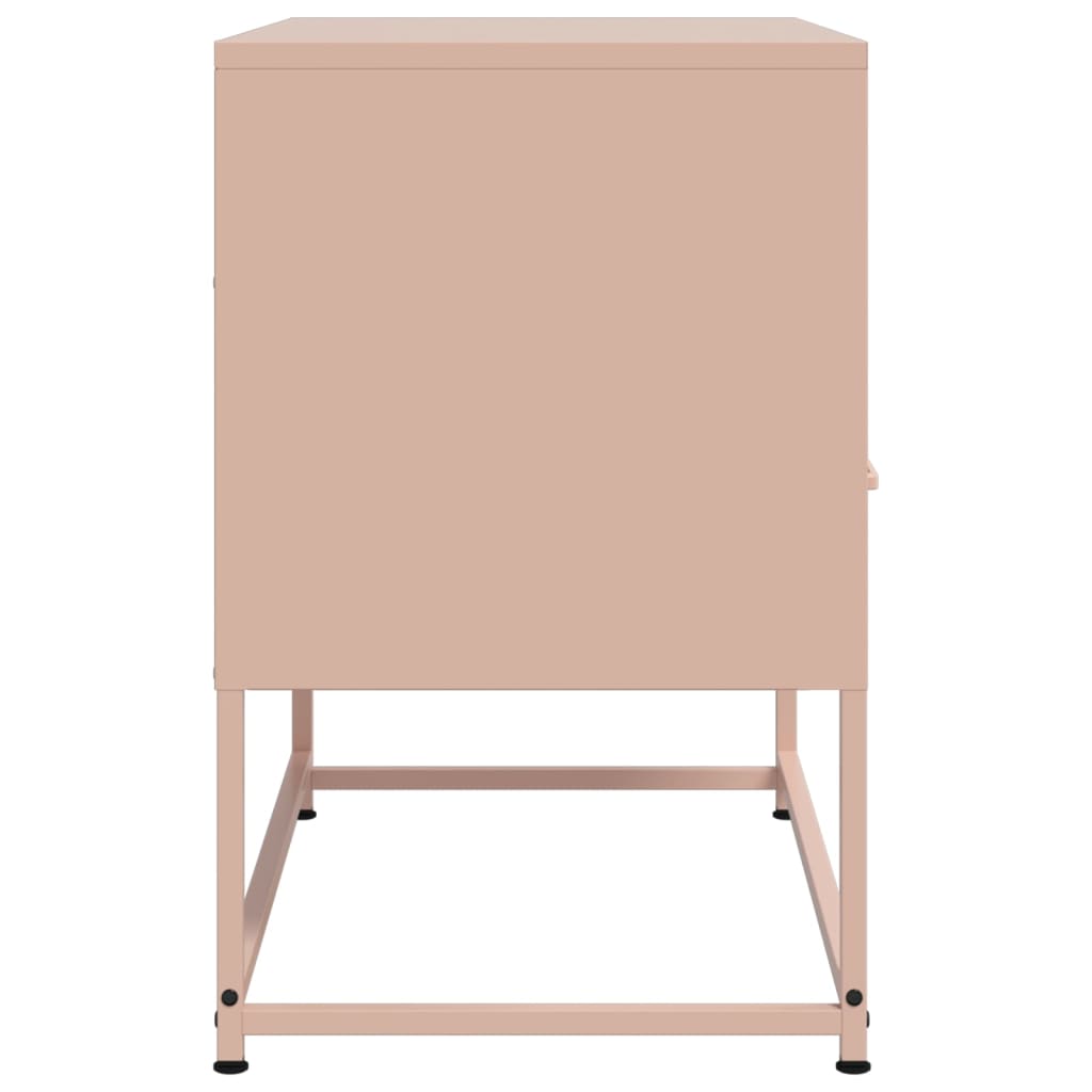 TV-Møbel DIV. TV-benk rosa 68x39x60,5 cm stål