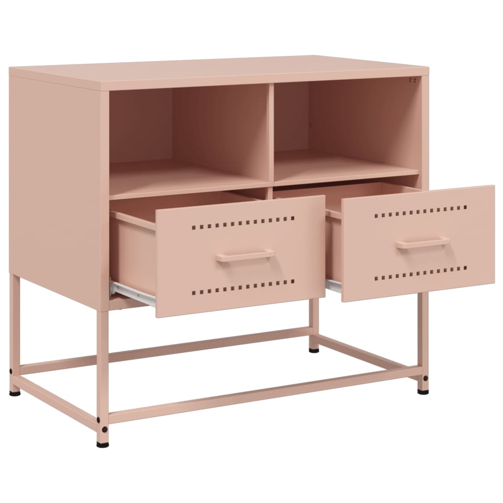 TV-Møbel DIV. TV-benk rosa 68x39x60,5 cm stål