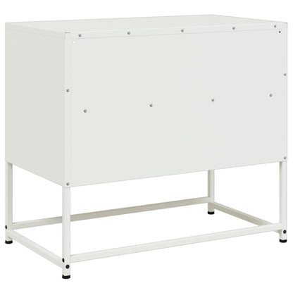 TV-Møbel DIV. TV-benk hvitt 68x39x60,5 cm stål
