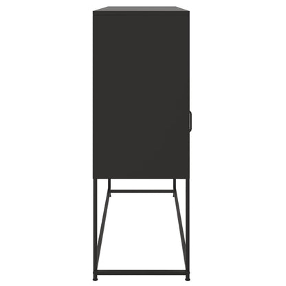 Skjenk DIV. Svart 100,5x39x107 cm stål