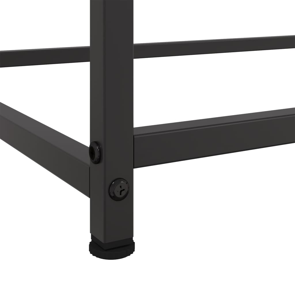 Skjenk DIV. Svart 100,5x39x107 cm stål