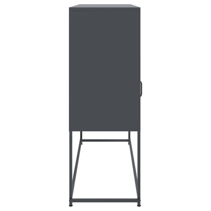 Skjenk DIV. antrasitt 100,5x39x107 cm stål