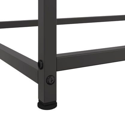 Skjenk DIV. Svart 100,5x39x107 cm stål