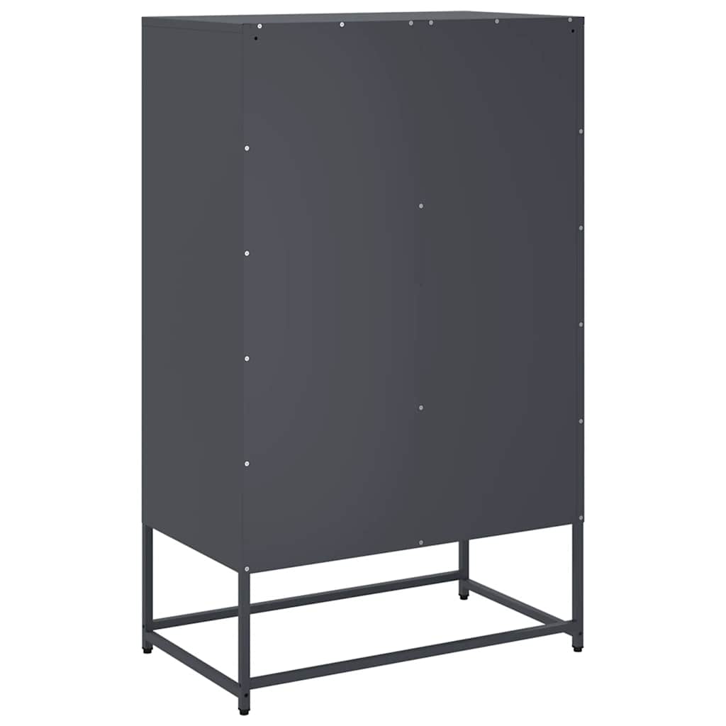 Skap DIV. antrasitt 68x39x111,5 cm stål