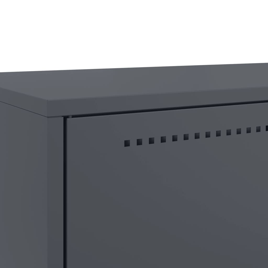 Skap DIV. antrasitt 68x39x111,5 cm stål