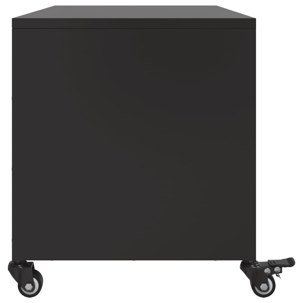 TV-Møbel DIV. TV-benk Svart 68x39x43,5 cm stål