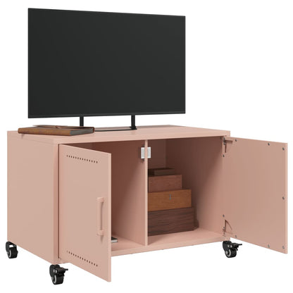 TV-Møbel DIV. TV-benk rosa 68x39x43,5 cm kaldvalset stål