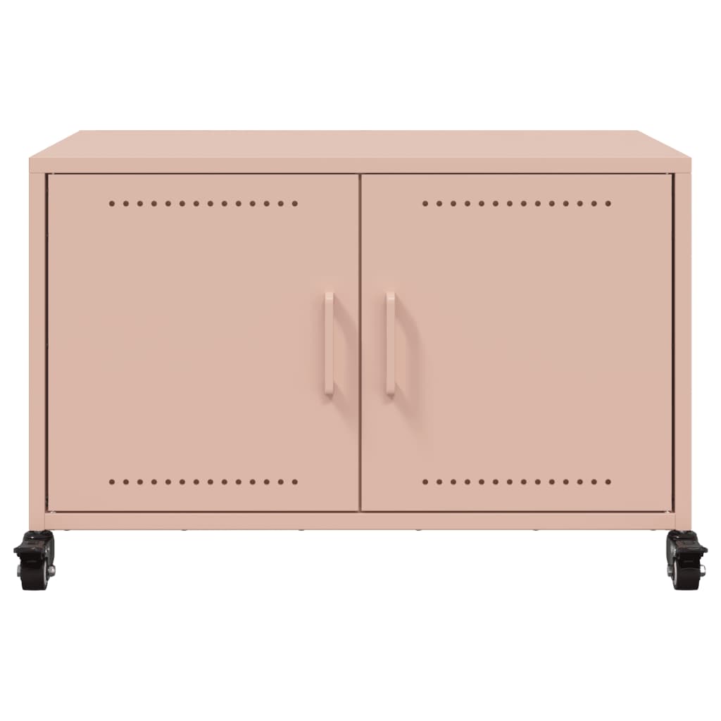 TV-Møbel DIV. TV-benk rosa 68x39x43,5 cm kaldvalset stål