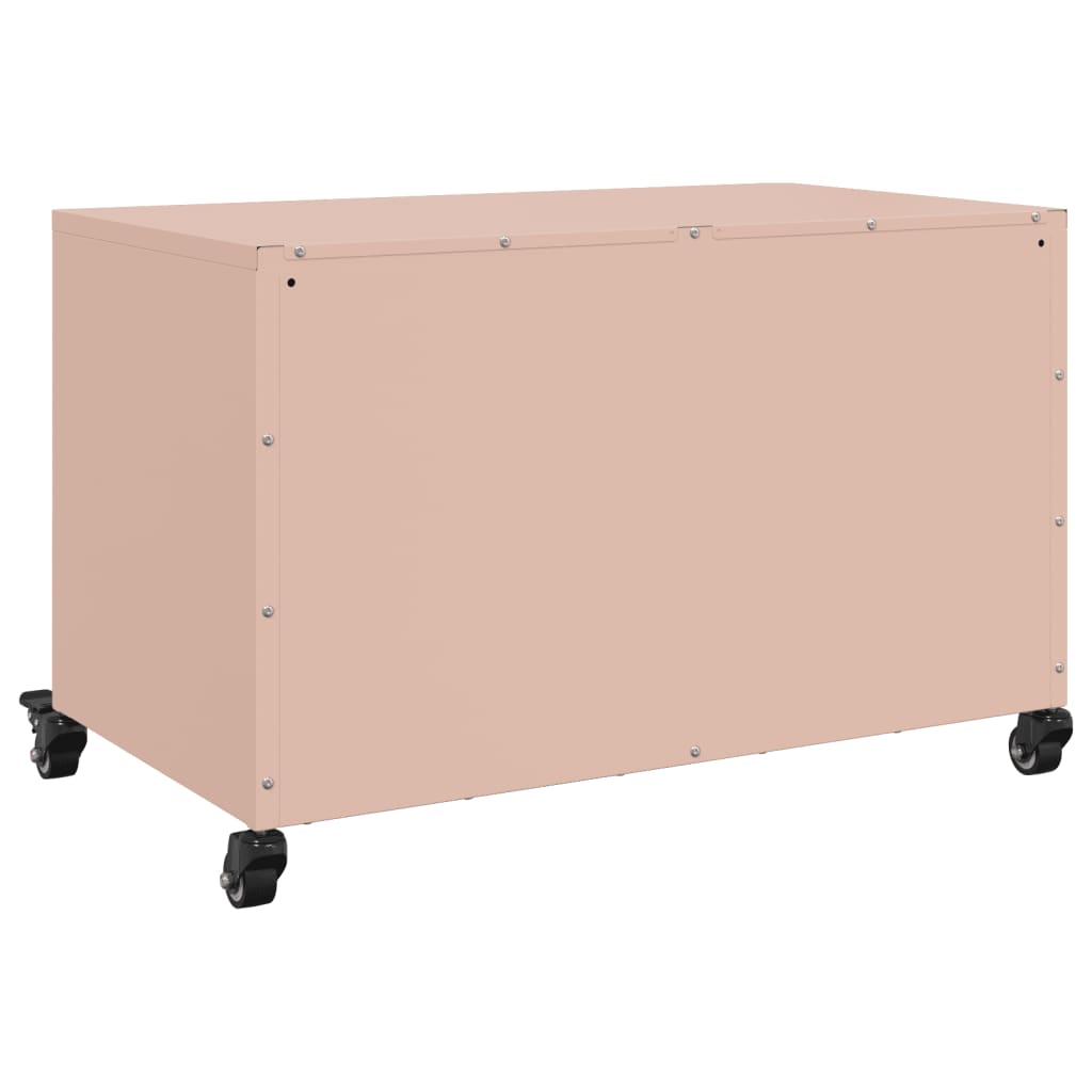 TV-Møbel DIV. TV-benk rosa 68x39x43,5 cm kaldvalset stål