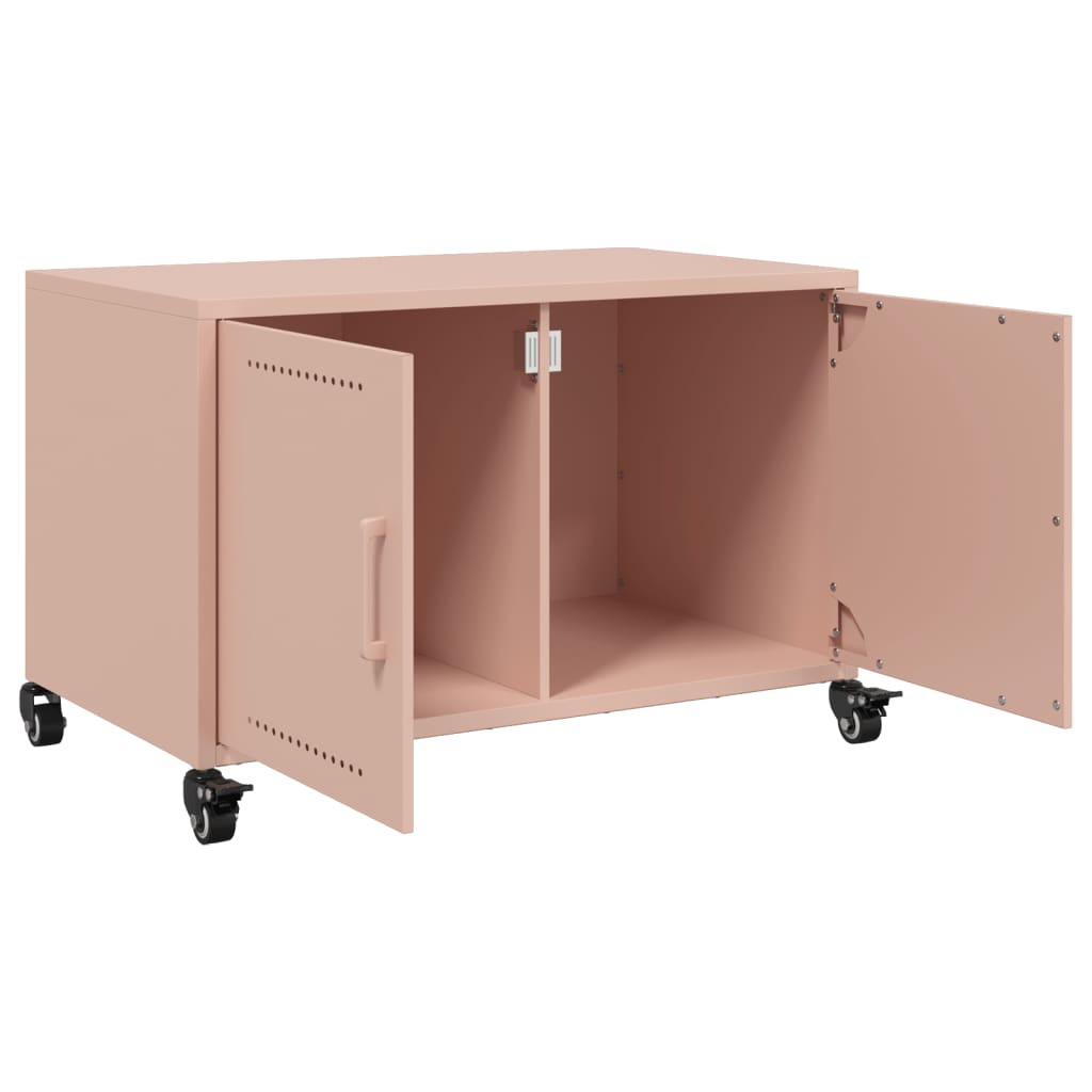 TV-Møbel DIV. TV-benk rosa 68x39x43,5 cm kaldvalset stål
