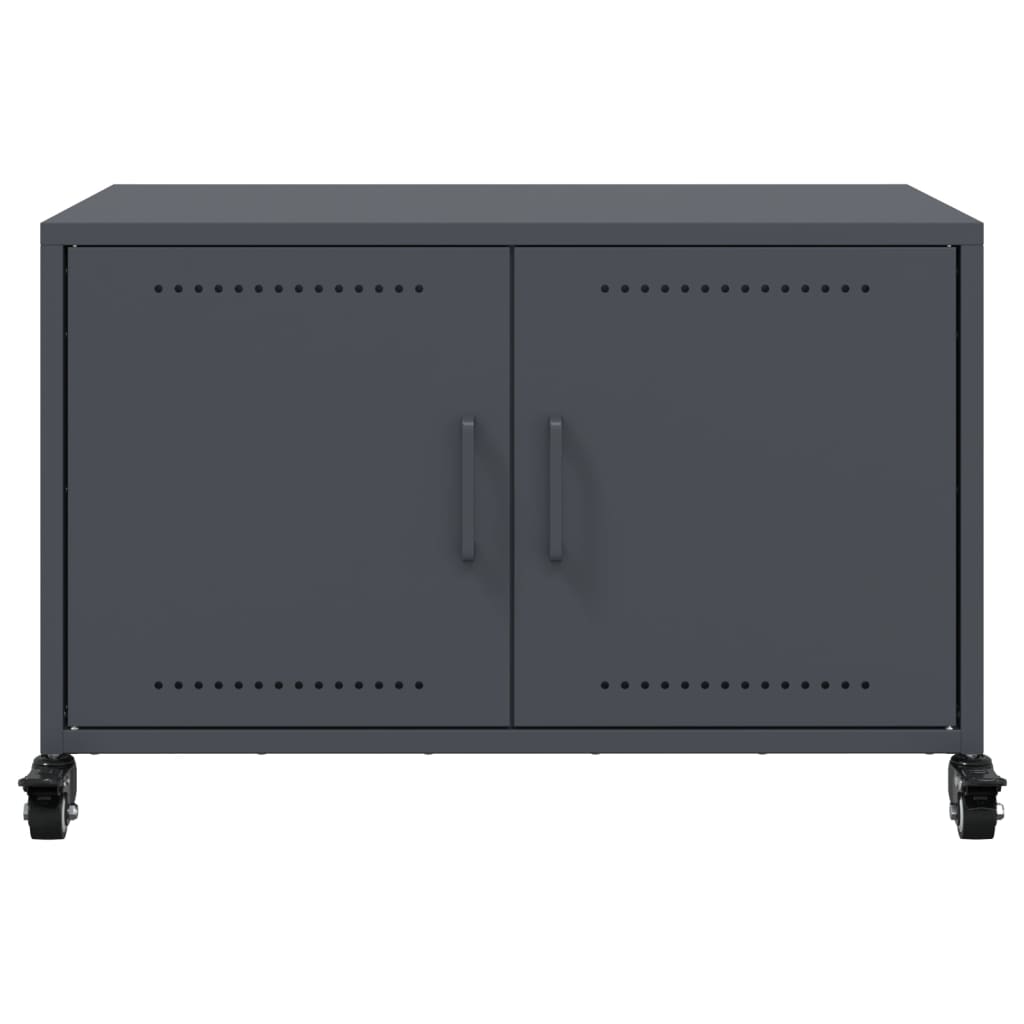 TV-Møbel DIV. TV-benk antrasitt 68x39x43,5 cm kaldvalset stål