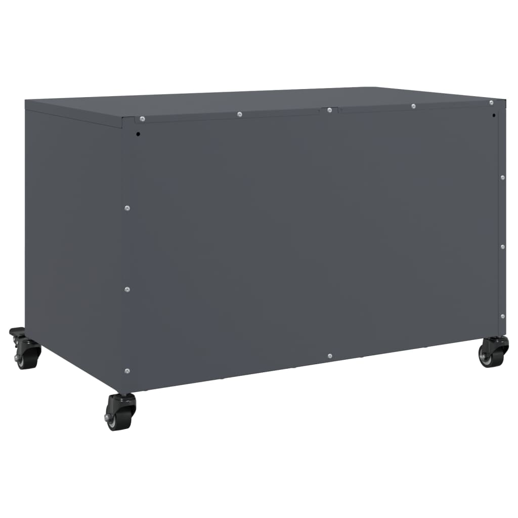 TV-Møbel DIV. TV-benk antrasitt 68x39x43,5 cm kaldvalset stål