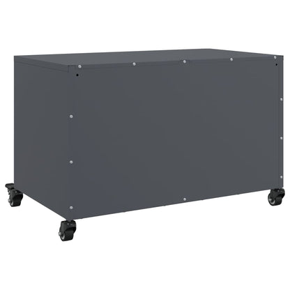 TV-Møbel DIV. TV-benk antrasitt 68x39x43,5 cm kaldvalset stål