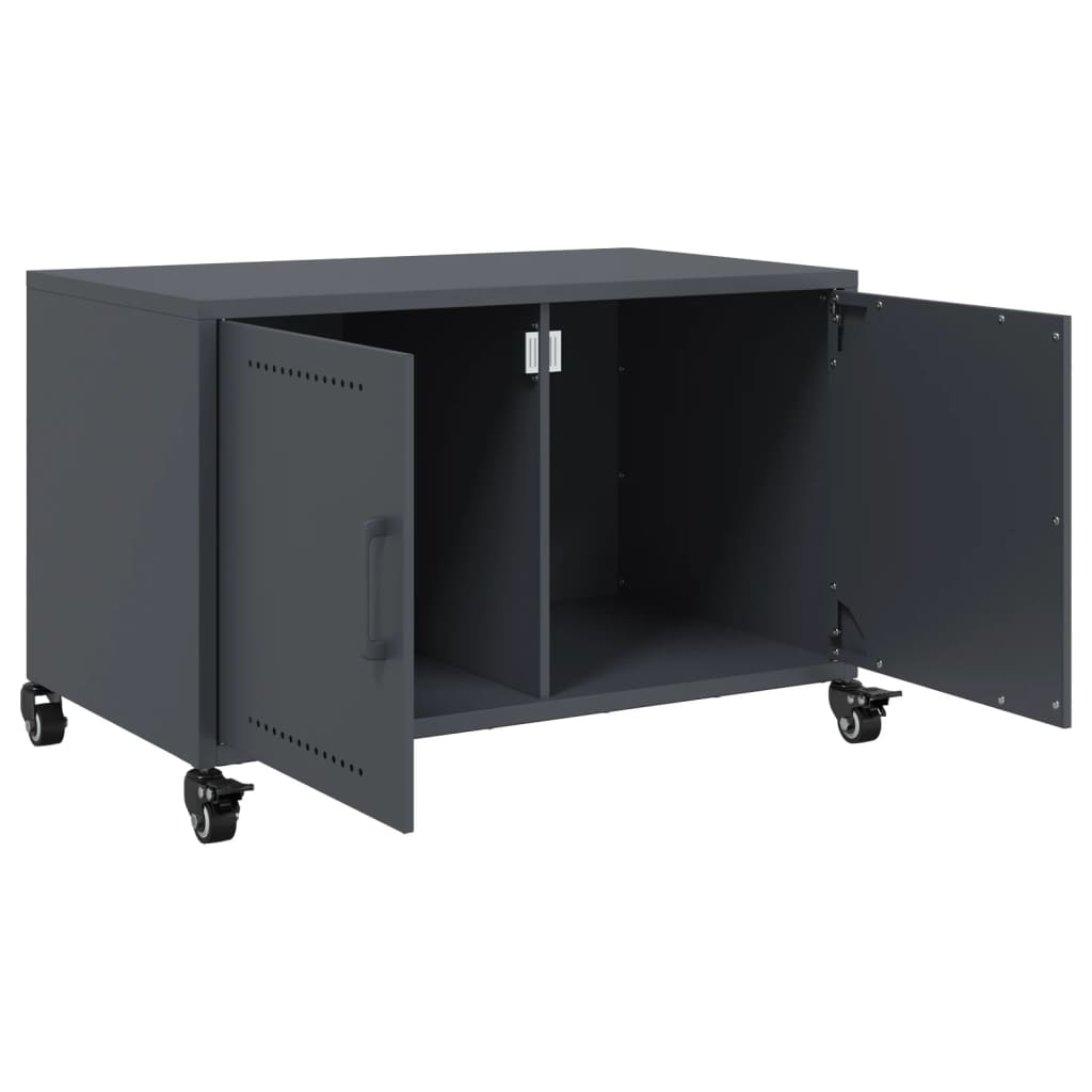 TV-Møbel DIV. TV-benk antrasitt 68x39x43,5 cm kaldvalset stål