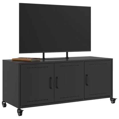 TV-Møbel DIV. TV-benk Svart 100,5x39x43,5 cm stål