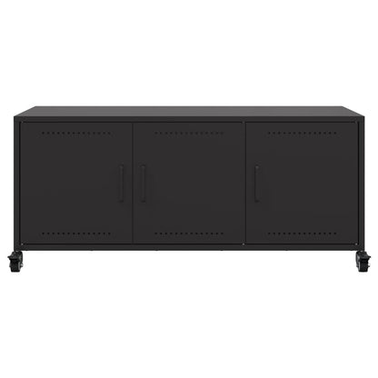 TV-Møbel DIV. TV-benk Svart 100,5x39x43,5 cm stål
