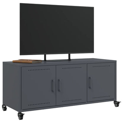 TV-Møbel DIV. TV-benk antrasitt 100,5x39x43,5 cm stål