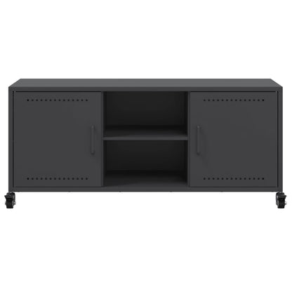 TV-Møbel DIV. TV-benk Svart 100,5x39x43,5 cm stål