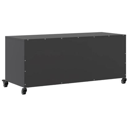 TV-Møbel DIV. TV-benk Svart 100,5x39x43,5 cm stål