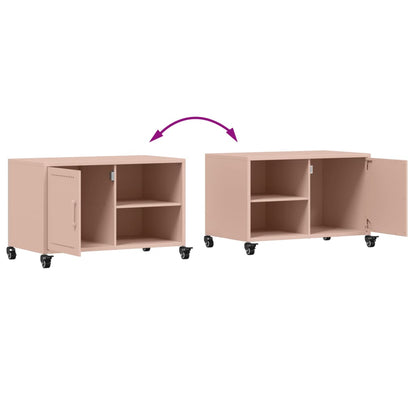TV-Møbel DIV. TV-benk rosa 68x39x43,5 cm stål