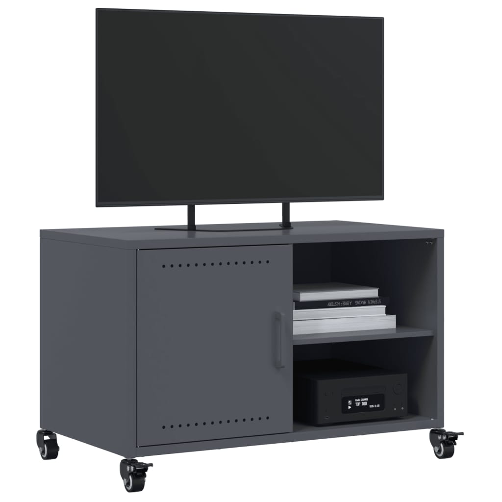 TV-Møbel DIV. TV-benk antrasitt 68x39x43,5 cm stål
