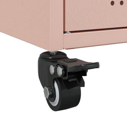 Skjenk DIV. rosa 100,5x39x72 cm stål