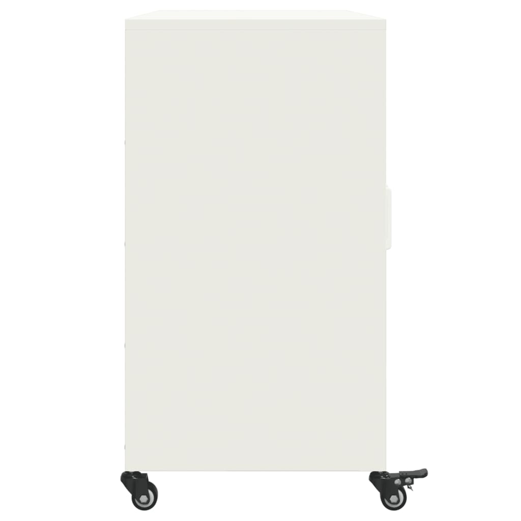 Skjenk DIV. Hvit 100,5x39x72 cm stål