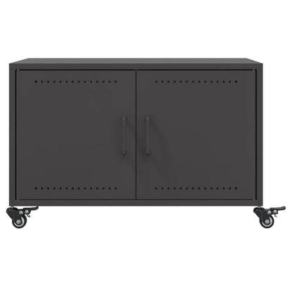Salongbord Sofabord Svart 68x50x43,5 cm stål