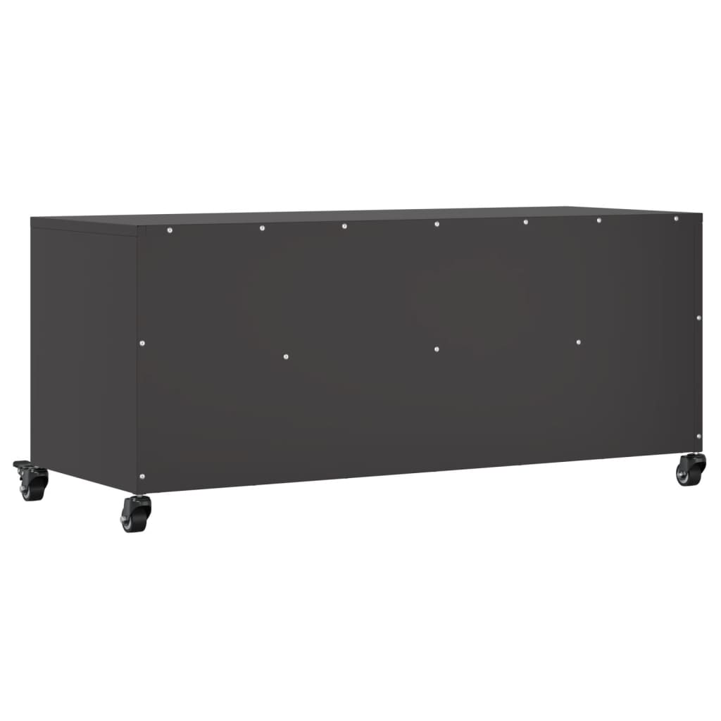 TV-Møbel DIV. TV-benk Svart 100,5x39x43,5 cm stål