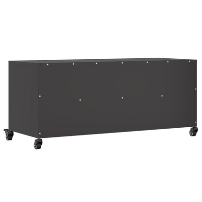 TV-Møbel DIV. TV-benk Svart 100,5x39x43,5 cm stål
