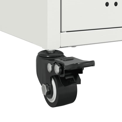 TV-Møbel DIV. TV-benk Hvit 100,5x39x43,5 cm stål