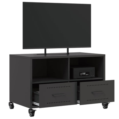 TV-Møbel DIV. TV-benk Svart 68x39x43,5 cm stål