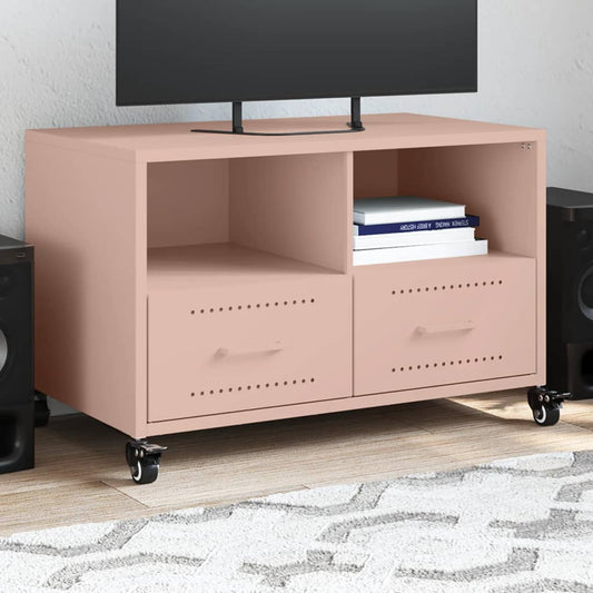 TV-Møbel DIV. TV-benk rosa 68x39x43,5 cm stål
