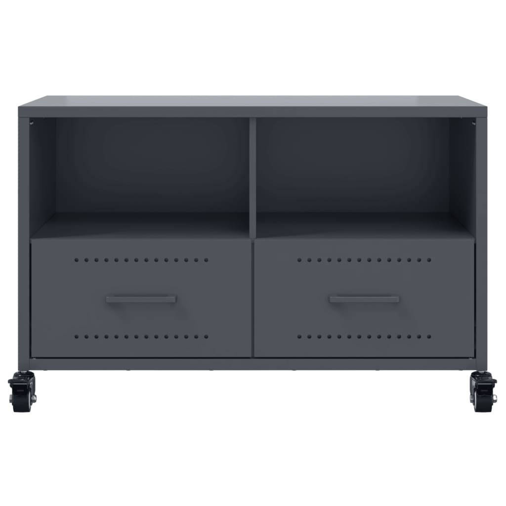 TV-Møbel DIV. TV-benk antrasitt 68x39x43,5 cm stål