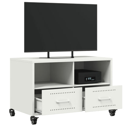 TV-Møbel DIV. TV-benk Hvit 68x39x43,5 cm stål