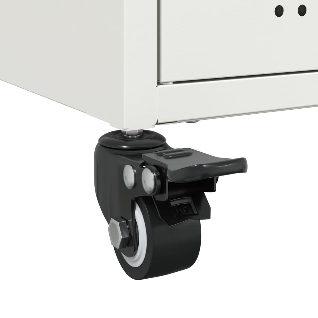 TV-Møbel DIV. TV-benk Hvit 68x39x43,5 cm stål