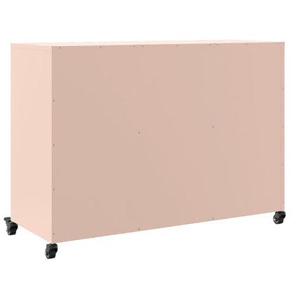 Skjenk DIV. rosa 100,5x39x72 cm stål