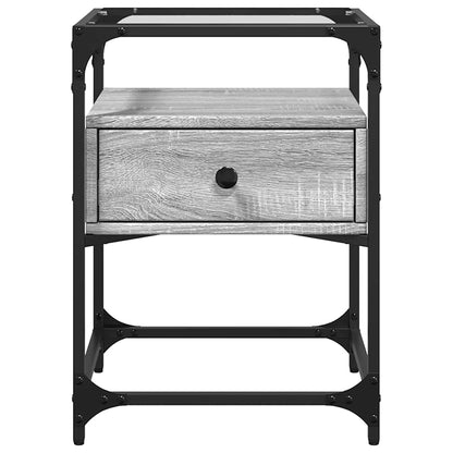 Nattbord Sengbord Sonoma Grå 40x40x55 cm