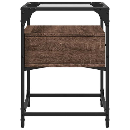 Nattbord Sengbord Brun Eik 40x40x55 cm