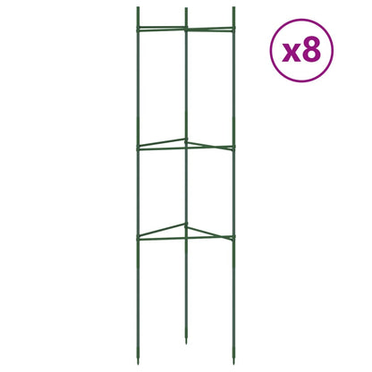 Tomatbur 8 stk 116 cm stål og PP
